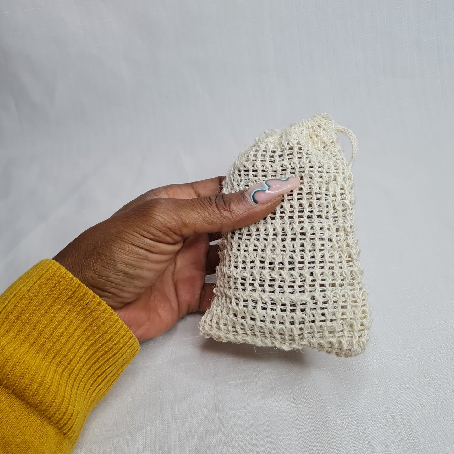 Soap Saver Linen Soap Bag