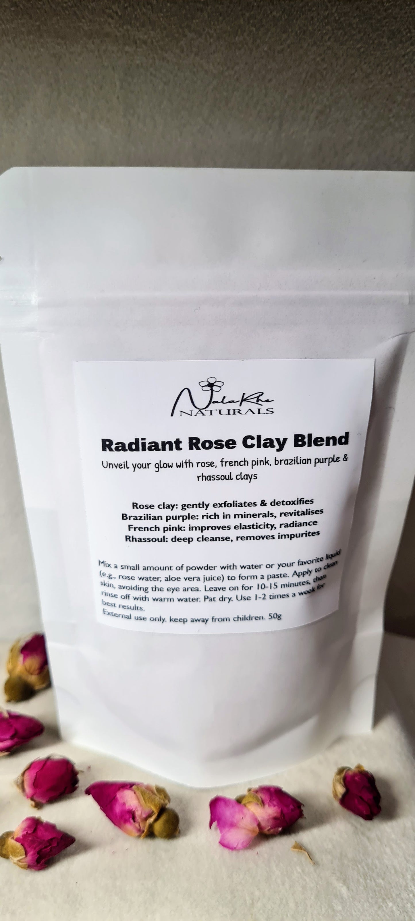 Radiant Rose Clay Mask powder